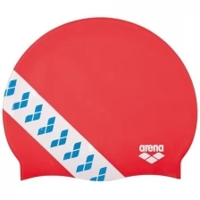 ООО Стар Шапочка для плавания ARENA Team Stripe Cap, 001463477, цвет красный, силикон