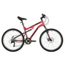 Велосипед FOXX MATRIX 26" (2021) (Велосипед FOXX 26" MATRIX красный, сталь, размер 20")