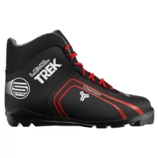 Trek Ботинки лыжные TREK Level 2 SNS, цвет чёрный, лого красный, размер 36