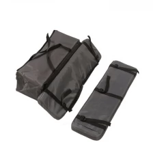Комплект мягких накладок на сиденье с сумкой Ковчег серый 85см 1+1 с сумкой
