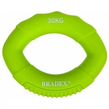 Эспандер BRADEX кистевой 30 кг, овальной формы, зеленый