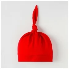 Чепчик (шапочка) детская, цвет красный, р-р 40