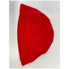 Шапочка для плавания, материал лайкра, цвет красный