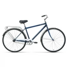 Велосипед 28" Forward Dortmund 1.0, 2022, цвет темно-синий/белый, размер рамы 19"