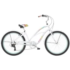 Велосипед Electra Cruiser Lux 7D Step Thru 24 2022 White (Дюйм:15)