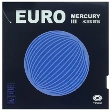 Накладка для настольного тенниса Yinhe Mercury III EURO soft Black, 2.2