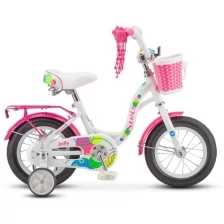 Детский велосипед STELS Jolly 12" V010 Белый/розовый (требует финальной сборки)