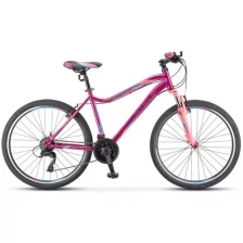 Велосипед STELS Miss 5000 V 26" K010 рама 16" Фиолетовый/розовый (требует финальной сборки)