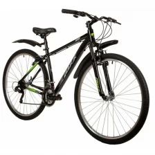 Велосипед FOXX AZTEC 29" (2022) (Велосипед FOXX 29" AZTEC черный, сталь, размер 18")