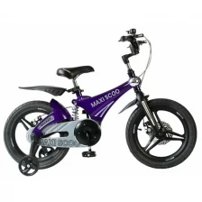 Детский велосипед Maxiscoo Galaxy 16 Делюкс, год 2022, цвет Фиолетовый