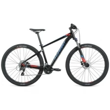 Велосипед FORMAT 1414 29 (29" 16 ск. рост L) 2020-2021, черный