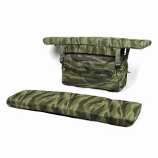 Комплект мягких накладок с сумкой для сидений лодки GAOKSA 65*20*4см, Оксфорд (зеленый)