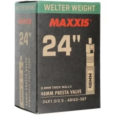 Велокамера Maxxis 2022 24X1.5/2.5 (40/63-507) 0.8 Lfvsep48 B-Cap