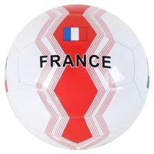 Мяч футбольный "Франция", 3-слойный, ПВХ, 280г, размер 5, диаметр 22см