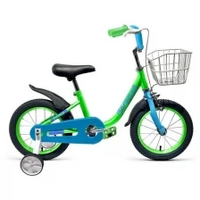 Детский велосипед FORWARD Barrio 16 2021, черный, рама One size