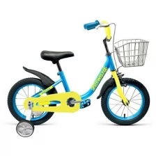 Детский велосипед FORWARD Barrio 16 2021, синий, рама One size