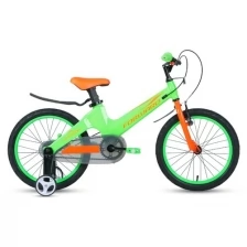 Детский велосипед FORWARD COSMO 16 2.0 2021, зеленый, рама One size