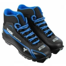 Ботинки лыжные TREK Sportiks NNN ИК, цвет черный, лого синий, размер 40./В упаковке шт: 1