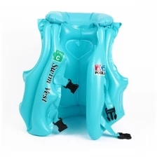 Жилет для плавания детский размер A (110-116см) Swim Vest голубой, надувной жилет детский, плавательный жилет детский, жилет для купания детский