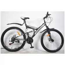 Велосипед Rook 26" TS260D черно-серебристый