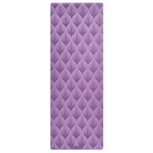Yoga Club Каучуковый йога коврик Leaf Purple 185*68*0,45 см (185 см / 4,5 мм)