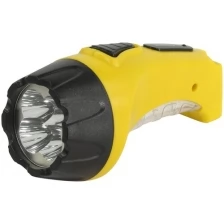 Аккумуляторный светодиодный фонарь 4+6 LED с прямой зарядкой Smartbuy, желтый (SBF-87-Y)/120