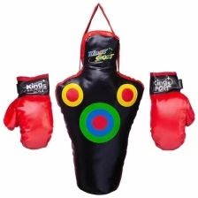 Игра Боксерский набор Junfa: груша с мишенями, перчатки 58х12х26см, WA-C9444