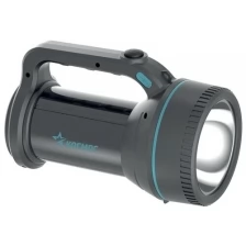 Фонарь-прожектор Космос Accu367W (литиевый аккумулятор 3,7V3,6Ah) LED 7W(420lm),черный/пластик, зарядное устройство micro USB