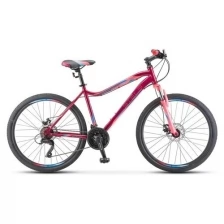 Велосипед 26" Stels Miss-5000 MD, V020, цвет вишневый/розовый, размер 18"