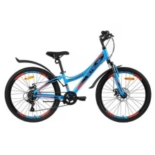 Велосипед 24" Navigator-430 MD, V010, цвет неоновый-синий, размер 11,5"