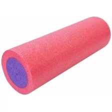 Ролик для йоги полнотелый 2-х цветный (фиолетово/розовый) 30х15см. (B34489)