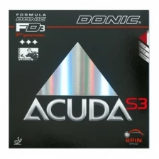 Накладка для настольного тенниса Donic Acuda S3 Black, Max