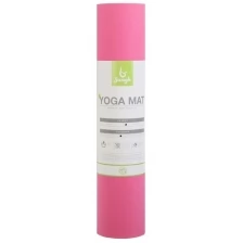 Коврик для йоги Sangh 183х61х0,6 см, цвет розовый