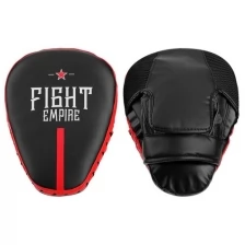 Лапа боксерская Fight empire Pro, 1 шт, цвет черный-красный