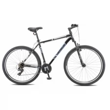 Велосипед горный Stels Navigator 700 V F020 черно-белый колеса 27.5", рама 21"