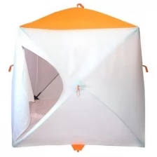 Палатка Пингвин МrFisher 200, белый, оранжевый, в упаковке, без чехла (868)