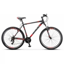 Велосипед горный Stels Navigator 700 V F020 черно-красный колеса 27.5", рама 19"