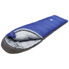 Спальный мешок TREK PLANET Breezy, кокон-одеяло, трехсезонный, правая молния, цвет: синий, серый