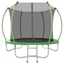 Батут с внутренней сеткой и лестницей, EVO JUMP Internal 8ft (Green)