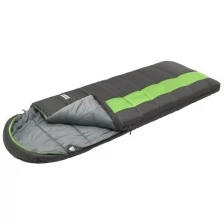 Спальный мешок TREK PLANET Dreamer Comfort, трехсезонный, левая молния, цвет: серый, зеленый