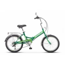 Велосипед Складной Stels Pilot 450 (20") Зелёный, рама 13,5 6-ти скоростной
