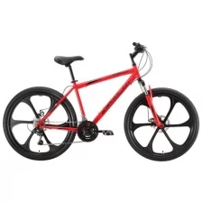 Велосипед Black One Onix 26 D FW (2022) красный/черный/красный 20"