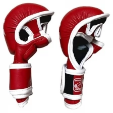 Перчатки ММА тренировочные Reyvel (L, Красный)