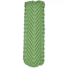 Надувной коврик KLYMIT Static V pad Green, зеленый