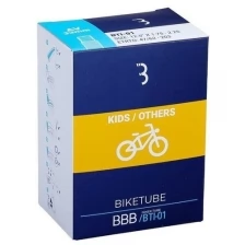 Велокамера Bbb Biketube 12,5X1,75/2,25 Av Black