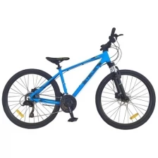 Велосипед горный STELS NAVIGATOR 590 MD (26"), рама 18" Синий/салатовый