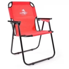 Кресло-шезлонг "SBX" складное стальное 59x40x82 см - SK-08 - красное
