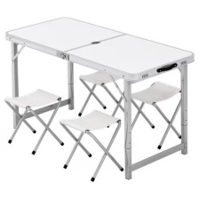 Набор складной мебели Folding Table (стол 120x60,4 стула, брезент)/складные стулья и стол