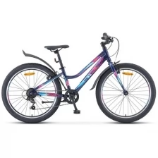 Подростковый велосипед STELS Navigator 420 V 24" V030 Тёмно-синий (требует финальной сборки)