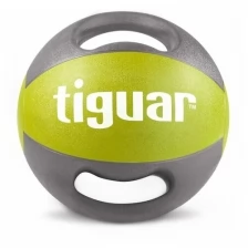 Медбол Tiguar, 7 кг, серый, оливковый